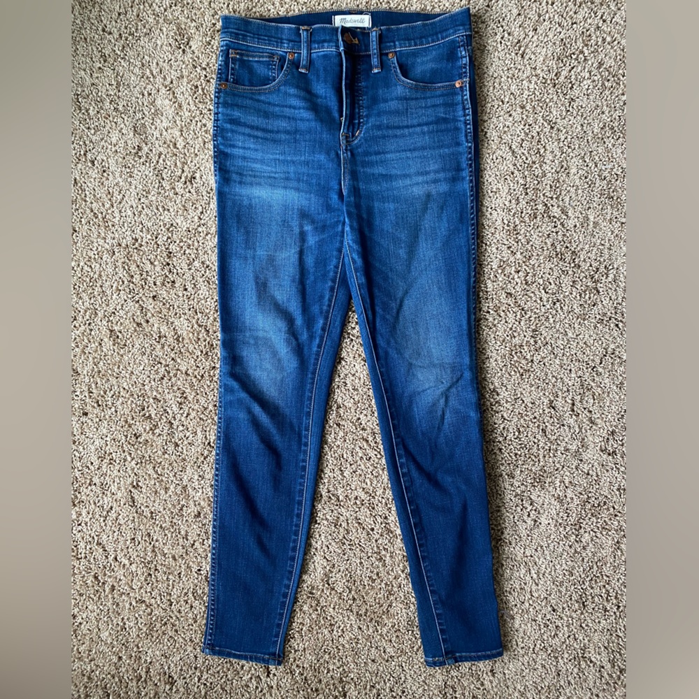 Madewell 10” high rise skinny jeans